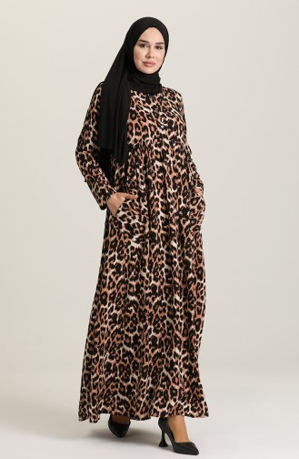 Black Hijab Dress 3292A-01