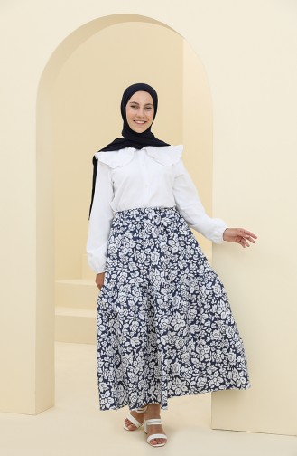 Navy Blue Rok 4434-01