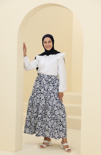 Navy Blue Rok 4434-01