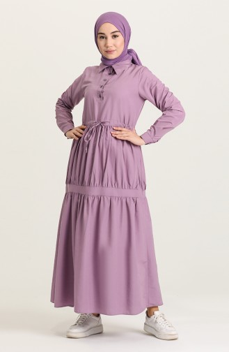 Robe Hijab Lila 3467-01