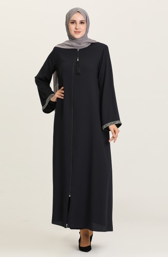 Navy Blue Abaya 2005-03