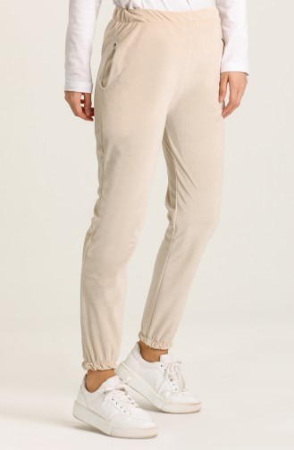 Pantalon Sport Crème 0242-03