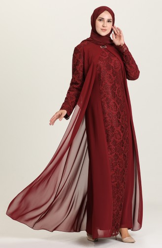 Habillé Hijab Bordeaux 3002-04