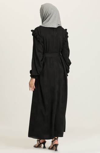Black Hijab Dress 21Y8405-02
