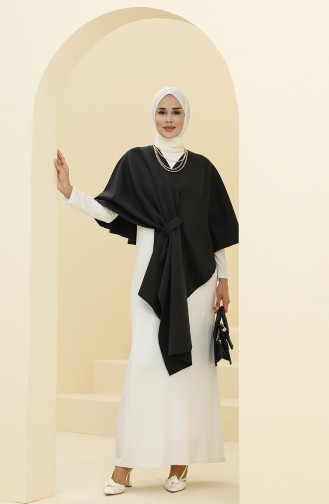 Schwarz Poncho 228354-01