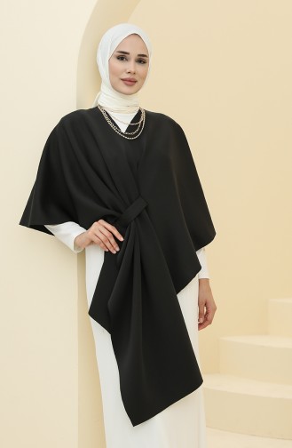 Schwarz Poncho 228354-01