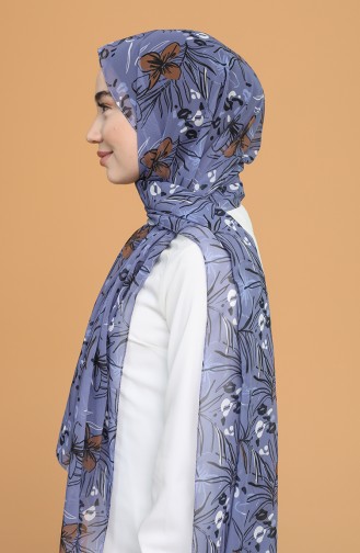 شال أزرق 688-104