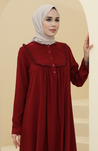 Robalı Tunik Pantolon İkili Takım 8344-02 Bordo