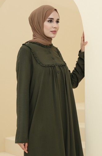 Robalı Tunik Pantolon İkili Takım 8344-07 Yeşil