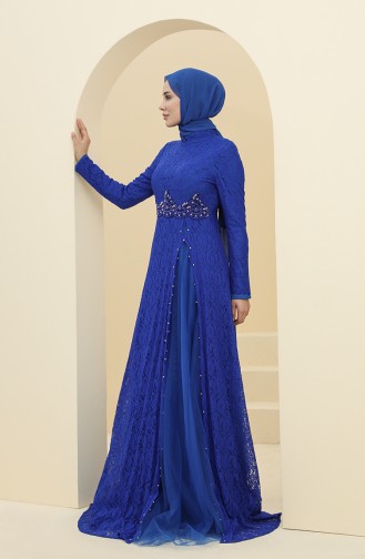 Habillé Hijab Blue roi 5087-01