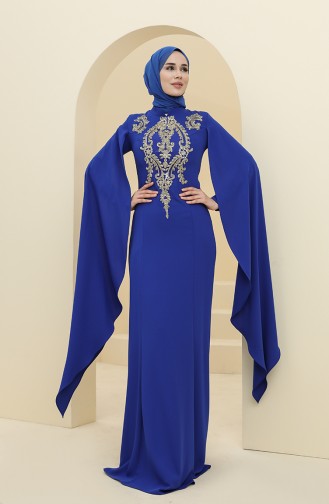 Habillé Hijab Blue roi 6007-05