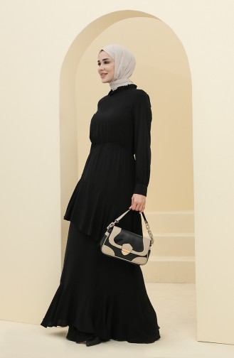 فستان أسود 8330-07
