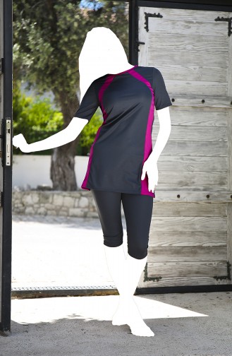 Light Black Swimsuit Hijab 128