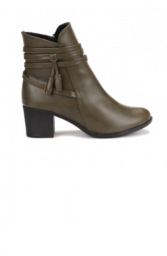 Bottes-Bottines Khaki 20KBOOTAYK00053_F
