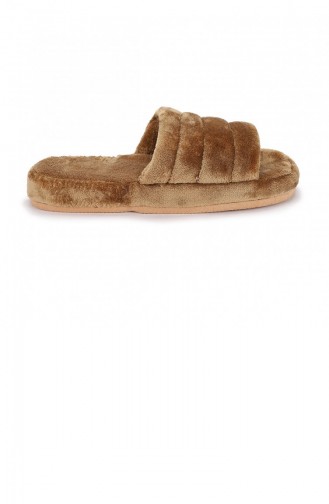 Tobacco Brown Woman home slippers 19KAYAYK0000108_TAB