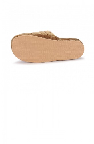 Tan Women`s House Slippers 19KAYAYK0000108_TAB