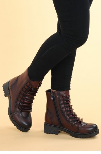 Claret Red Boots-booties 20KBOOTAYK00134_BR