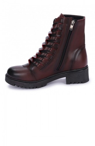 Claret red Bot-bootie 20KBOOTAYK00134_BR