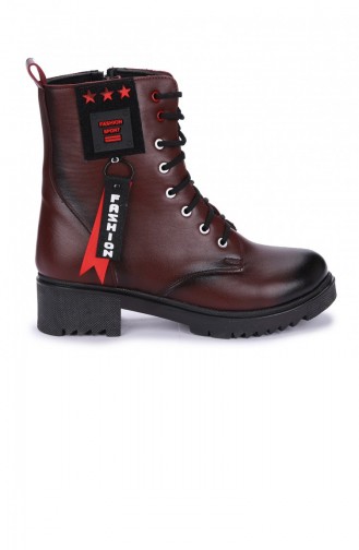 Claret Red Boots-booties 20KBOOTAYK00139_BR