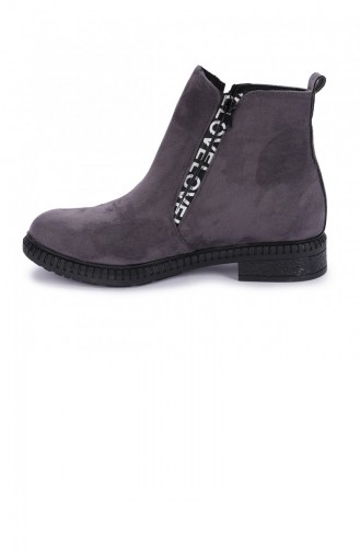 Gray Boots-booties 20KBOOTAYK00145_GRI