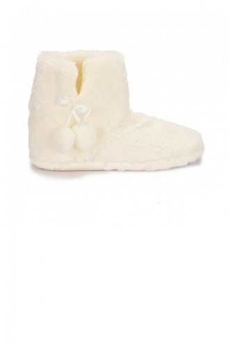 Creme Hausschuhe 20KPANAYK000006_Kre