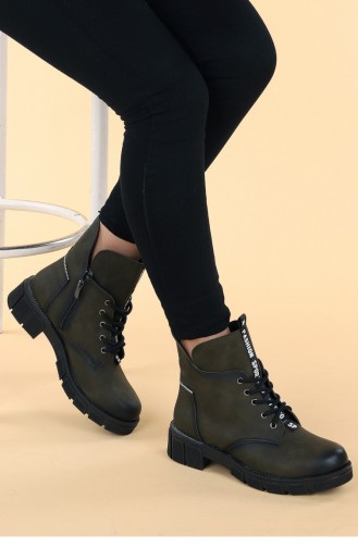 Bottes-Bottines Khaki 20KBOOTAYK00125_F