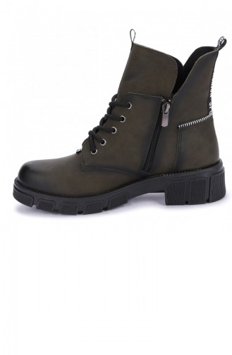 Bottes-Bottines Khaki 20KBOOTAYK00125_F