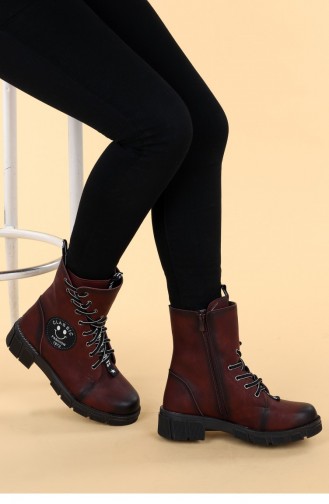 Claret Red Boots-booties 20KBOOTAYK00126_BR
