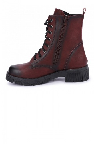 Claret Red Boots-booties 20KBOOTAYK00123_BR