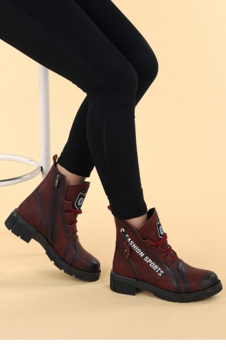 Claret Red Boots-booties 20KBOOTAYK00122_BR