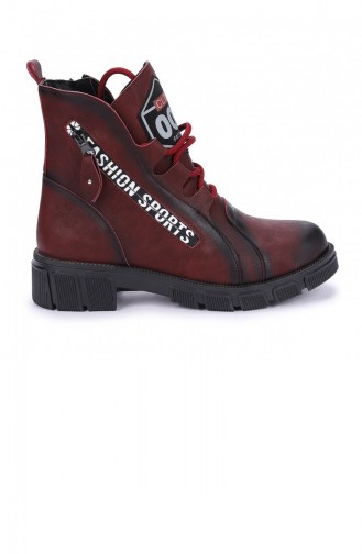 Claret Red Boots-booties 20KBOOTAYK00122_BR