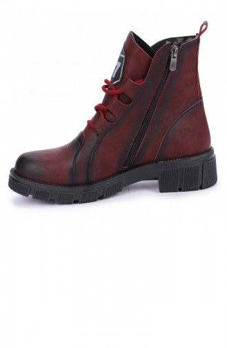 Claret Red Boots-booties 20KBOOTAYK00122_BR