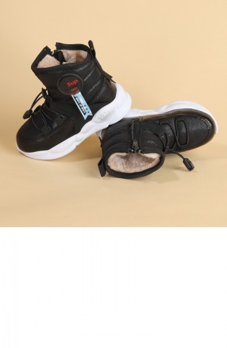 Black Children`s Shoes 20KBOOTKIK00012_B