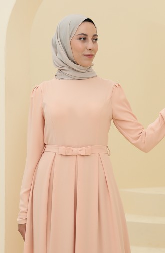 Habillé Hijab Saumon 6053-01