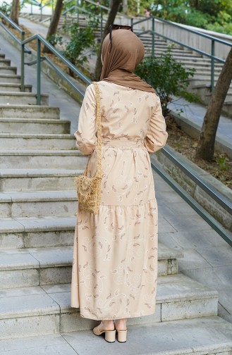 Robe Hijab Beige 1020-05