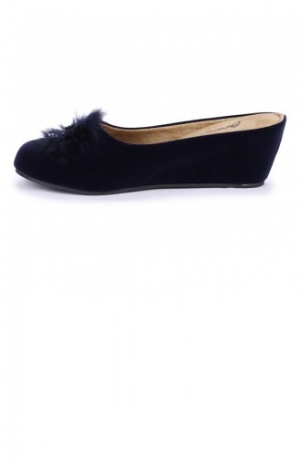 Navy Blue Woman home slippers 20KTERAYK000012_C