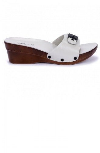 Ceyo Comfort 9927 Günlük Anatomik Bayan Terlik Bej