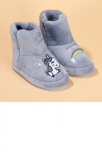 Kiko Kids 126 At Okul Kreş Kız Çocuk Ev Botu Panduf Gri