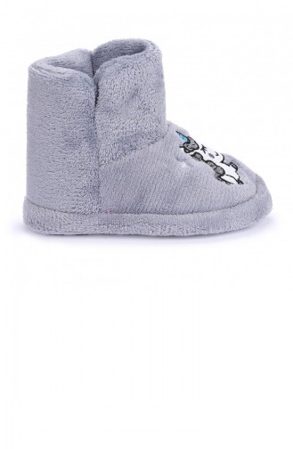 Kiko Kids 126 At Okul Kreş Kız Çocuk Ev Botu Panduf Gri