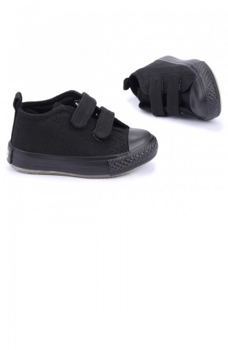 أحذية الأطفال أسود 20YGUNVIC000001_B