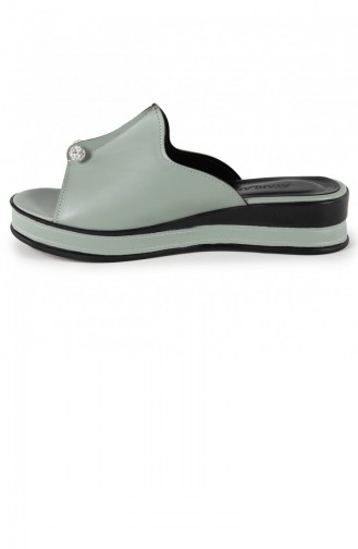 Mint green Summer slippers 21YTERWOGGO0011_JJ