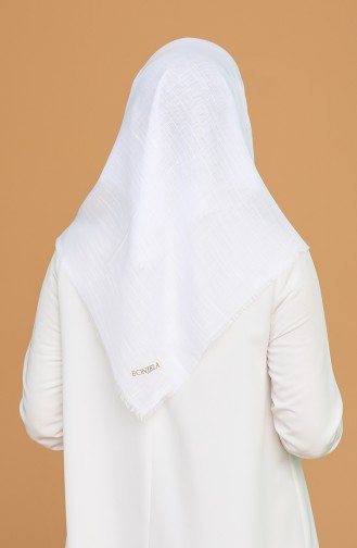 White Hoofddoek 2377-64