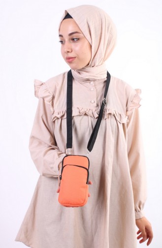 Orange Schultertasche 20-03