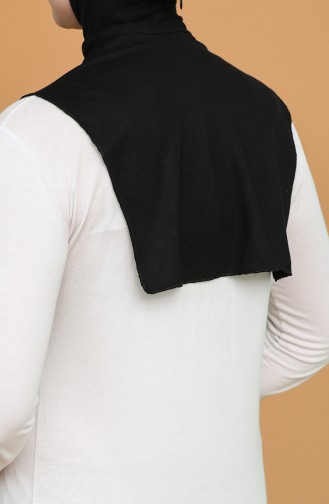 Düz Penye Boyunluk 1022-01 Siyah