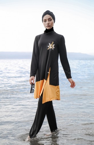 Black Modest Swimwear 1763