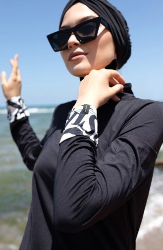 Maillot de Bain Hijab Noir 51