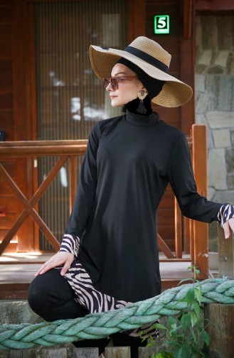 Black Swimsuit Hijab 52