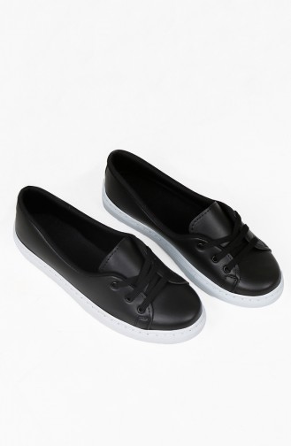 Schwarz Tägliche Schuhe 0307-01