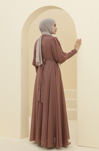 Nerz Hijab-Abendkleider 52804-04