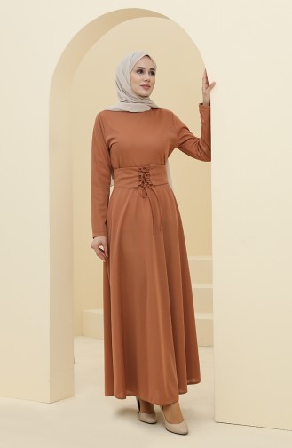 Robe Hijab Camel 5018-04